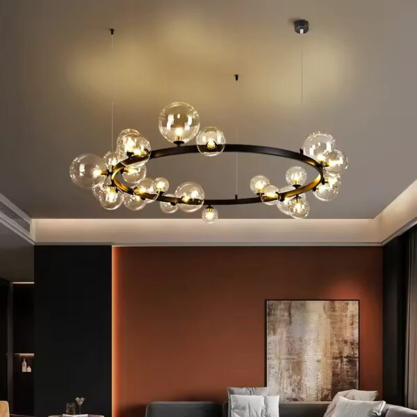 Glass Bubble Chandelier